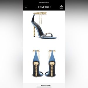 Jennifer le denim and gold